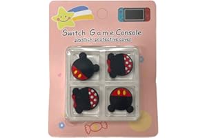 Prysm Gaming Pack of 4 Rubber Thumb Grips Caps Covers Compatible With Switch Joy-Con OLED & Switch Lite (Mickey & Minnie)