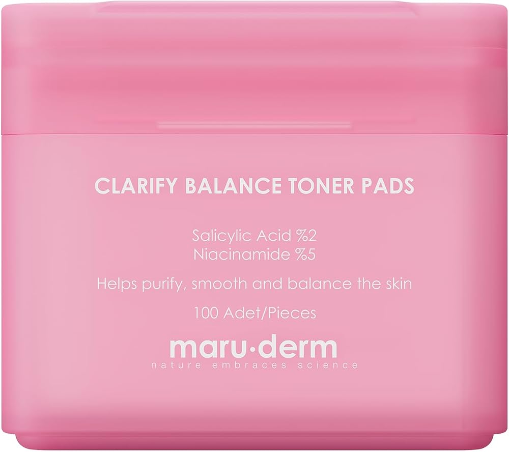Maruderm Arındırıcı ve Dengeleyici Hidrojel Tonik Ped 100 Adet - Salisilik Asit %2, Niacinamide %5