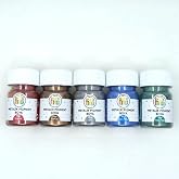 HOBİFLEX EPOKSİ RE&Ccedil;İNE METALİK SEDEFLİ PİGMENT TOZ BOYA SETİ (50 GR) 5 RENK SET FİYATIDIR