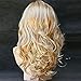 joyliveCY Sexy Women Ladies Blonde Wavy Curly Party Cosplay Wig Long Hair Lady Full Wigs
