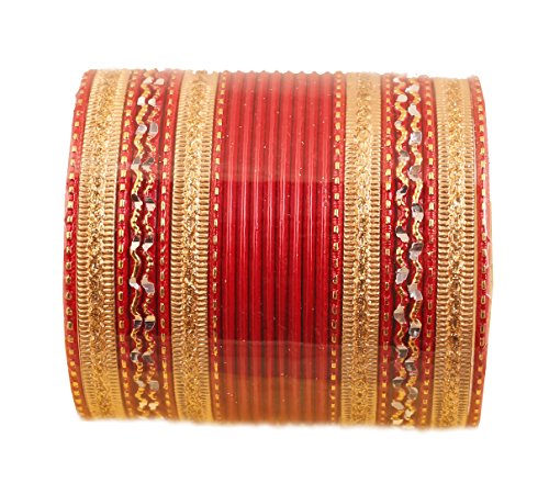 Touchstone 2 douzaines de bracelets de collection en alliage de métal texturé chaud rouge des bijoux de créateur bracelets spéciaux pour femme 2.75 Lot de 2 Grand Rouge