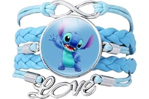 TTDCQQID Bracelet Enfant, Bracelet en Cuir Tressé, Bracelet Enfant Fille, Bracelet Ajustable, Cartoon Bracelet, Bracelet à breloques femme, Bracelet Amitié Enfant, Enfants Cadeau pour Garçon, Fille