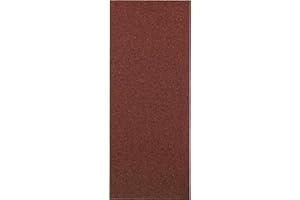 kwb 812-120 set di carta abrasiva da 10 pezzi Professional (115 x 280 mm, grana 120, per legno, metallo e vernice, rivestimento in ossido di alluminio, per levigatrici orbitali, confezione economica)