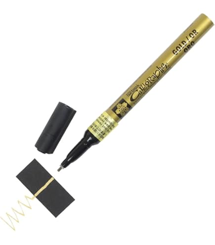 Sakura Penna Touch-Fine Fluorescente - Pennarello Vernice 1.0mm Rosso Fluorescente Impermeabile