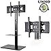 Produktbild unho LCD LED TV Fernseher Ständer Stand Fernsehtisch Standfuss Stahl Standfuß Halterung Höhenverstellbar Fernsehstand LED Flachbildschirm Rack Tischständer für 32-65 Zoll
