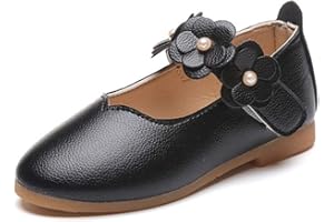 WUIWUIYU Filles Ballerines Chaussures de Princesse étudiants Marche Simple Léger Confortable