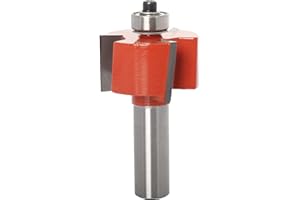 Sinoprotools Fresa a disco 12 mm, fresa piegata per fresa superiore, fresa a 3 taglienti, diametro 32 mm, fresa per legno a forma di T (D= 35, profondità di taglio = 20, S = 12)