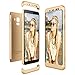 Produktbild Samsung Galaxy A8 2018 Hülle, CE-Link Hardcase 3 in 1 Handyhülle Ultra Dünn Hartschale 360 Grad Full Body Schutz 3 Teilig Styliche Handytasche Backcover Schutzhülle Anti-Kratzer Elegant Stoßfest Hart PC Skin Rückdeckel Bumper - Gold