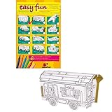 CALAFANT Zirkuswagen, malen und basteln