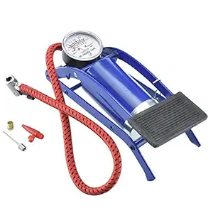 X SAR Foot Pump, Portable High Pressure Foot Pump | Air Tyre Inflator, Pump Compressor for Bike/Car/Cycles and All Vehicles.