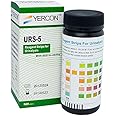 Urine Infection Test 5 Parameter Urine Dip Test (100 Test Strips per Pack pH Glucose Protein Blood & Ketones)