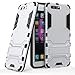 Price comparison product image SsHhUu Huawei Honor 9 Case, STF-L09 Case, Shock Proof Cover Dual Layer Hybrid Armor Combo Protective Hard Case with Kickstand for Huawei Honor 9 2017 / STF-L09 (5.15") Silver
