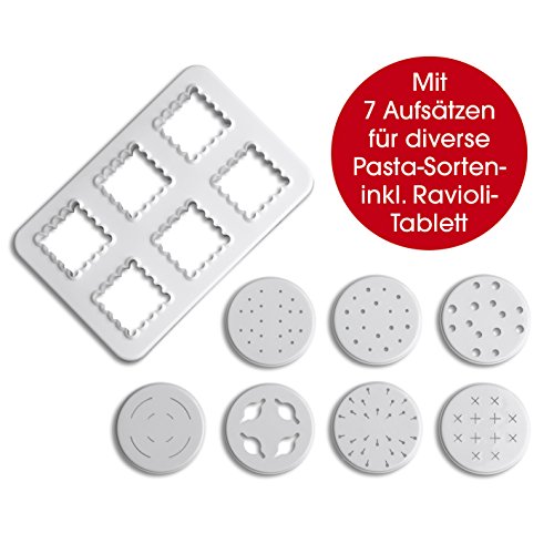 GOURMETmaxx Nudelmaschine Express Pasta Set 10-tlg. mit Rezeptheft - 7