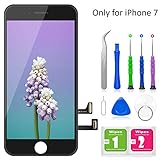 ✅【Hinweis】Des für i Phone 7 Bildschirms schwarz 4.7inch umfasst nicht die Starttaste, den Ohrlautsprecher und die Kamera. Bitte übertragen Sie die Daten von Ihrem Originalbildschirm.