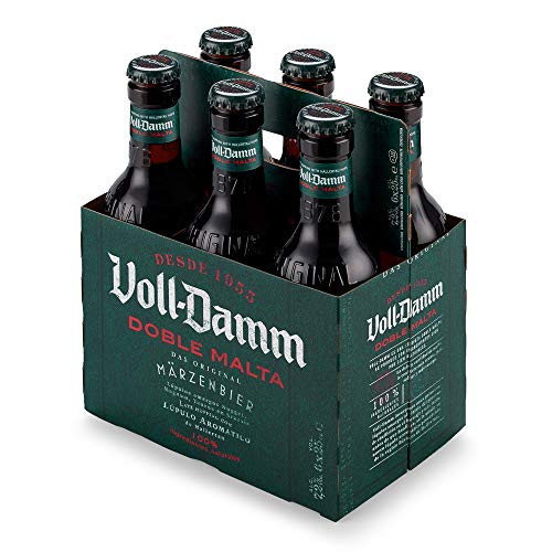 Voll Damm Doble Malta Cerveza - Pack de 6 x 25 cl - Total: 1,5 l