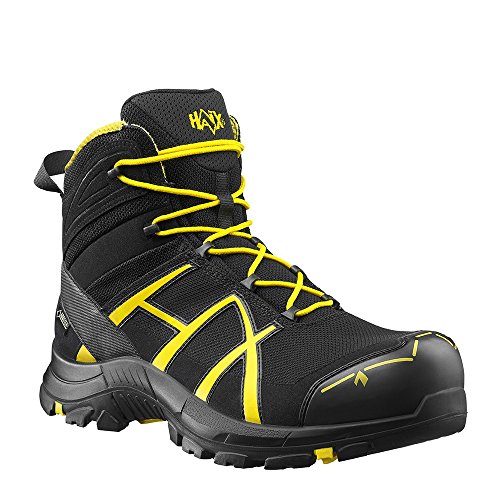 HAIX Black Eagle Safety 40 Mid black/yellow Sportliche Sicherheitsschuhe â€“ die Basis Ihrer Arbeitskleidung