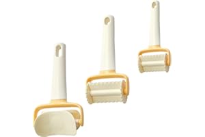 JUHONNZ Rotella Tagliapasta,3 PCS Rullo Taglia Ravioli Quadrati et Tondo, Stampi per Tortellini, Pasta Fresca Utensili Stampo per Cookie Biscotto et Fai da Te