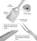 Grilljoy 20pcs BBQ Grill-Werkzeug-Set, Edelstahl-Zubehör in Aluminium-Aufbewahrungskoffer – Bild 5