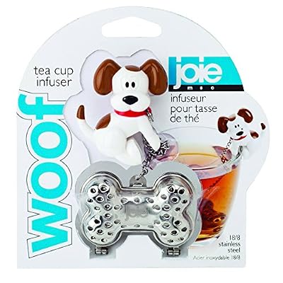 Joie - Infuseur à thé, Acier, Couleur Noire Chiot 10 x 6 x 3 cm Blanc