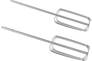 CLISPEED 2 Pièces Lot de Fouets Acier Inoxydable pour Batteur Électrique Accessoires Universels de Remplacement pour Cuisine