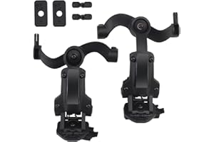 WLXW Multi-Angle Rotation Tactical Helm Rail Adapter Für Taktische Headset Fit OPS Core ARC Und Team Wendy M-LOK Rail