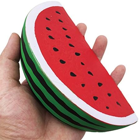 Redmontana Ultra Slow Rising Food Squishy Scented Squeeze Stress Relieve Toy, by (watermelon)