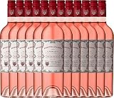 12er Weinpaket Rosé - Doppio Passo Rosato 2018 - CVCB mit VINELLO.weinausgießer | Roséwein halbtrocken | italienischer Sommerwein aus Apulien | 12 x 0,75 Liter