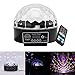 Produktbild Rotation LED Bühne Licht mit Fernbedienung, ABEDOE Kristall Magic Ball Disco Lichter Unterstützung Sprachsteuerung 9 Farbe Chanings für KTV Club Party Bar Zeigen Projektor, EU Stecker