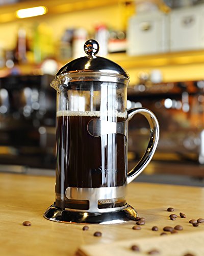 miusco 18/8Edelstahl isolierende Doppelwand French Press Kaffee Tee & Espresso Maker, 1Liter 34oz 8Tassen, klassischen Mirror miusco 18/8Edelstahl isolierende Doppelwand French Press Kaffee Tee & Espresso Maker, 1Liter 34oz 8Tassen, klassischen Mirror