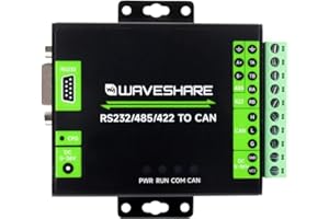 Waveshare RS232/485/422 to Can Industrial Isolated Converter, Supports Modbus RTU Conversion, Multiple Protection Circuits