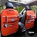 Produktbild Multifunktionaler Auto-Organizer, Aufbewahrungstasche für Autositzlehne aus Leder, 7 Taschen, mehrere Farben erhältlich (2 Stück),Orange
