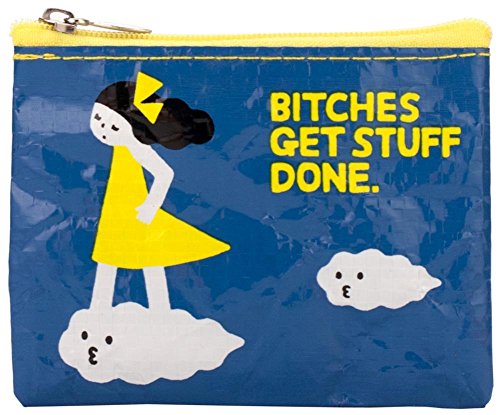 Coin Purse Bitches Get Stuff Done 4x3 Wallet Bag QA567