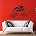 Produktbild Xzfddn Arctic Monkeys Text & Sound Waves Wandaufkleber Stanzformen Geschenk Home Decor Mural