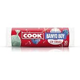 Cook Scented Garbage Bag Bathroom Size (Ocean) 32 x 42 cm (30 Pieces/Roll)