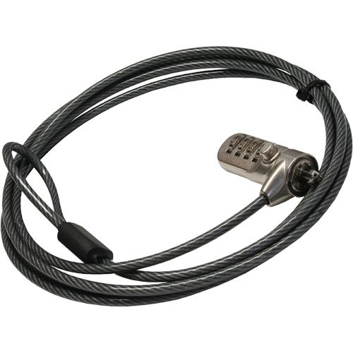 InLine 55702 Notebook Sicherheitsschloss mit Zahlenkombination (4,4 mm x 2 m) - 2