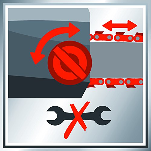 Einhell Akku Kettensäge GE-LC 18 Li Set Power X-Change (Lithium Ionen, 18 V, 230 mm Schnittlänge, Oregon Kette und Qualitätsschwert, inkl. 3,0 Ah Akku und Ladegerät) - 8
