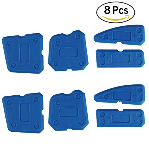 Aonesy 8 pcs Abdichtung Werkzeug Schaber Kit Joint Sealant Silikon Fugen Entferner