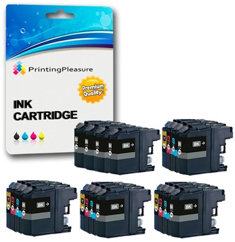20 XL (4 SETS + 4 BLACK) Compatible LC3219XL Ink Cartridges for Brother MFC-J5330DW MFC-J5335DW MFC-J5730DW MFC-J5930DW MFC-J6530DW MFC-J6930DW MFC-J6935DW - Black/Cyan/Magenta/Yellow, High Capacity (Black: 3,000 Pages & Cyan, Magenta, Yellow: 1,500 Pages)