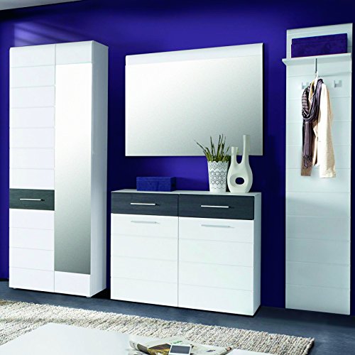 ROLLER Wandspiegel POLAR – weiß Hochglanz – 100 cm Breite - 3