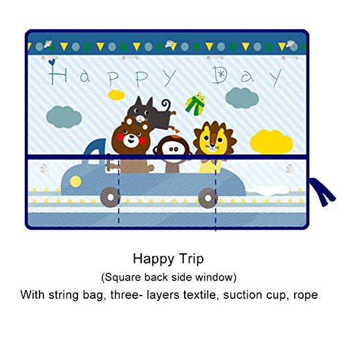 Price comparison product image Car Sunshade Curtain with Net Pocket (Multiple Choices)
