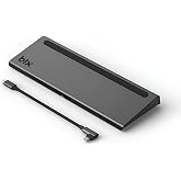 Bix BX12HB 11 in 1 USB C Hub, 4K HDMI, DP, VGA, Image Transfer, 100W PD, 3x USB 3.0 Input, 1 Gigabit Ethernet, Micro SD/SD