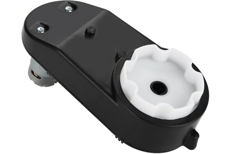 Gearbox with 6V/12V Motor, RS390 Electric Motor Gearbox 6V/12V 12000-20000RPM for Kids Electric Cars and Motorcycles High Speed RS390(6V 18000RPM)