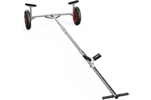 SUPROD Foldable Boat Trolley Launching Trolley Hand Trailer Inflatable Boat Trolley Boat Trailer TR350-LU, Air, Ø 350 mm