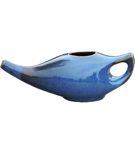 Nettoyage Nez Sel Himalaya Neti Pot - Pot De Nettoyage Nasal Avec Sel De L' Himalaya - Pour Sinus Et Allergies Pipette Lavage Sinus Ayurvédique