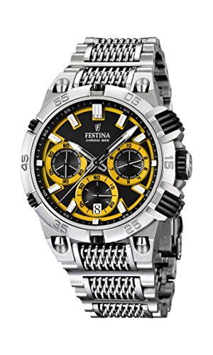 Festina Herren-Armbanduhr XL Chronograph Quarz Edelstahl F16774/7