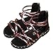 Produktbild Kinder Sportschuhe Beiläufig Schuhe Sommer Kinder Mädchen Leopard Solide Reißverschluss Sandalen Flock Sandalen Prinzessin Schuhe Sankidv Römisch Boot Strand Prinzessin Schuhe Rut (Rosa, EU:28)