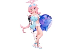 Zhongkaihua Blue Archive Figurines d'anime mignonnes Takanashi Hoshino Version maillot de bain Figurine de bureau debout Ornements avec accessoires en PVC Modèle Collections 21 cm