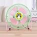 Produktbild Wiss home USB Fan, Mini Fan, Cartoon Student Kinder Schlafsaal Büro Computer Desktop leiser Lüfter. 20.5x19cm(8x7inch) h