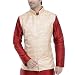 JBN Creation Beige Matka Silk Modi/Nehru Jacket RS.749.00