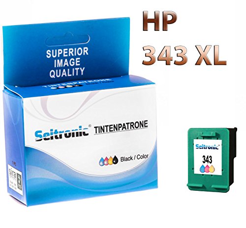 Preisvergleich Produktbild 1x Drucker Patrone Seitronic für HP 343 Farbig PSC 2619 2710 2710XI
